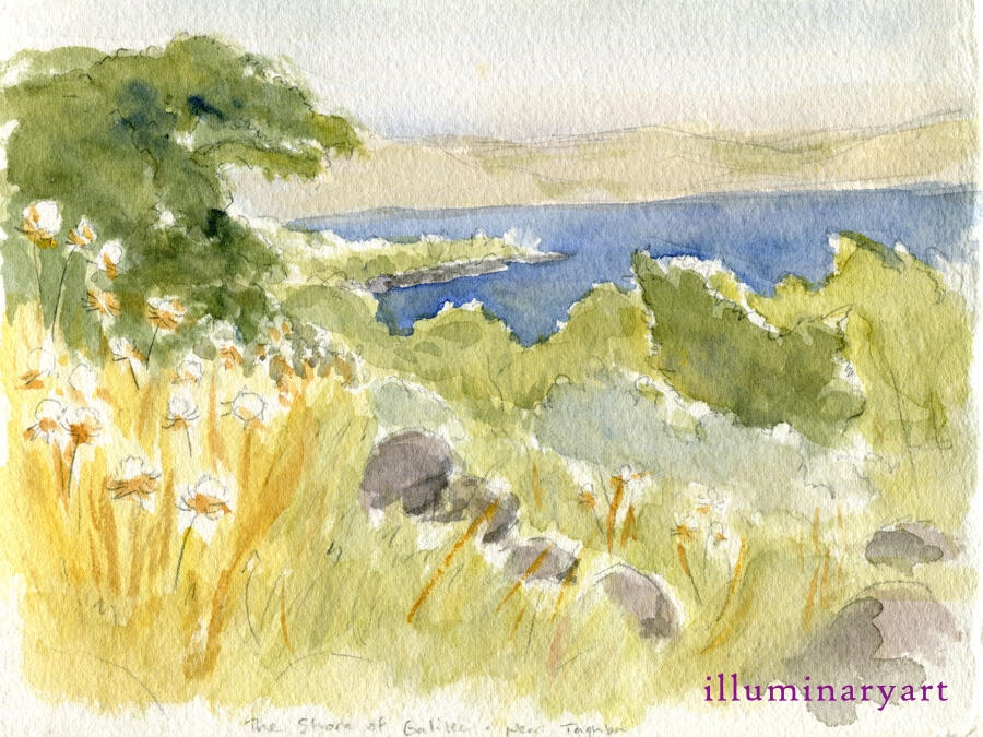 Overlooking the Sea of Galilee, Israel